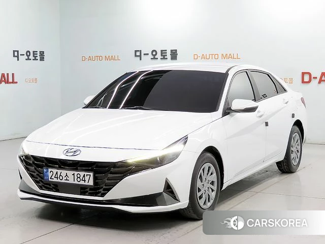 Hyundai Avante (CN7) 2021 Белый из Кореи