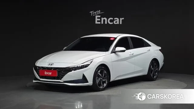 Hyundai Avante (CN7) 2023 Белый из Кореи