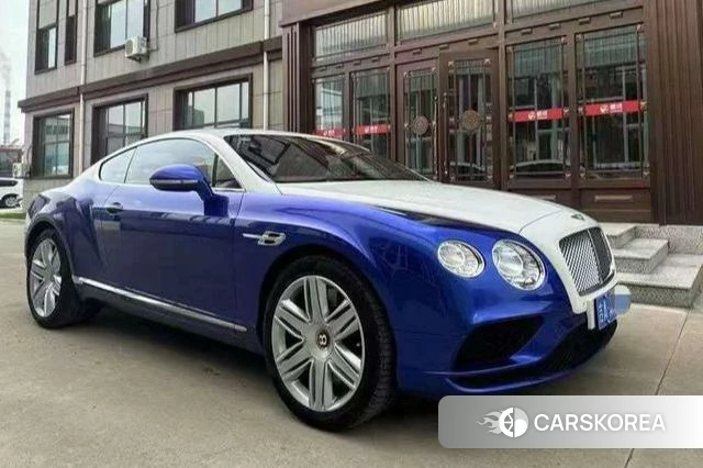Bentley Continental 2018 Синий из Китая