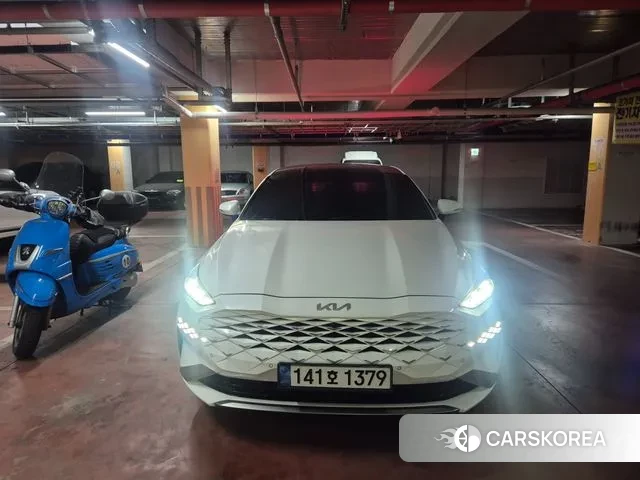 Kia K8 Hybrid 2021 Белый из Кореи