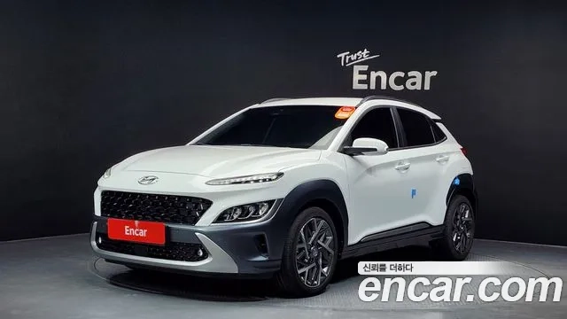 Hyundai The New Kona Hybrid 2022 Белый из Кореи