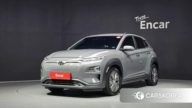 Hyundai Kona Electric 2018 Серебристо-серый из Кореи