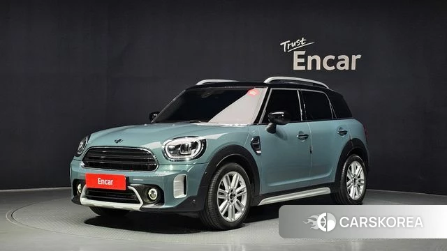 Mini Cooper Countryman 2022 Небесно-голубой из Кореи
