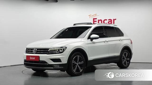 Volkswagen Tiguan second Generation 2020 Белый из Кореи