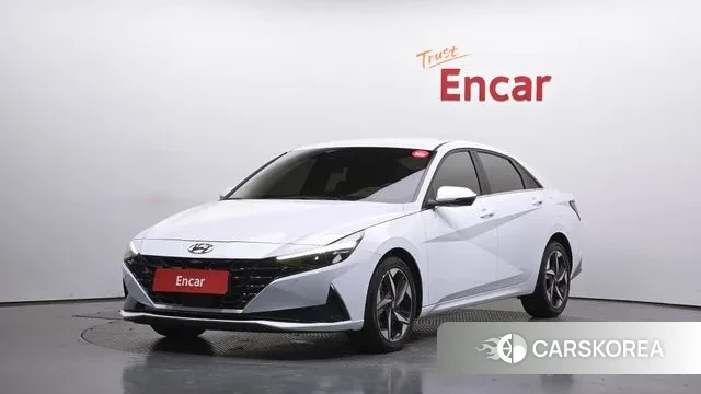 Hyundai Avante (CN7) 2022 Белый из Кореи