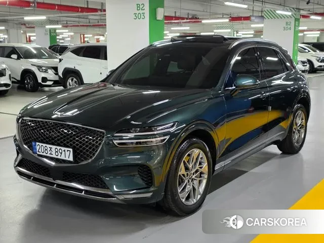 Genesis GV70 2023 Темно-зеленый из Кореи