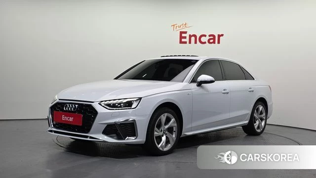 Audi A4 (B9) 2021 Белый из Кореи