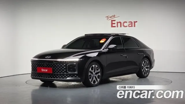 Hyundai Grandeur (GN7) 2023 Черный из Кореи