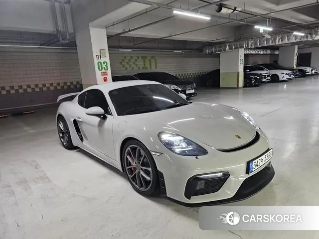 Porsche 718 Cayman 2022 Цвет галактики из Кореи