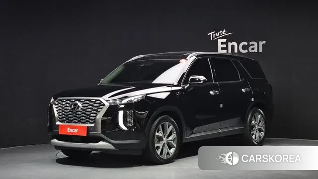 Hyundai Palisade 2021 Черный из Кореи