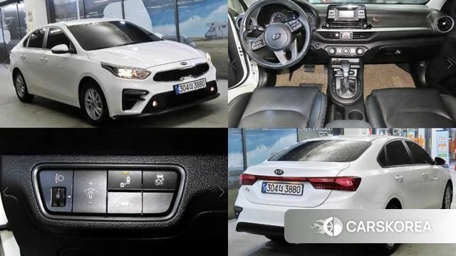 Kia Come New K3 2021 Белый из Кореи