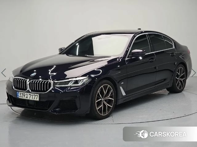 BMW 5 Series (G30) 2021 Черный из Кореи