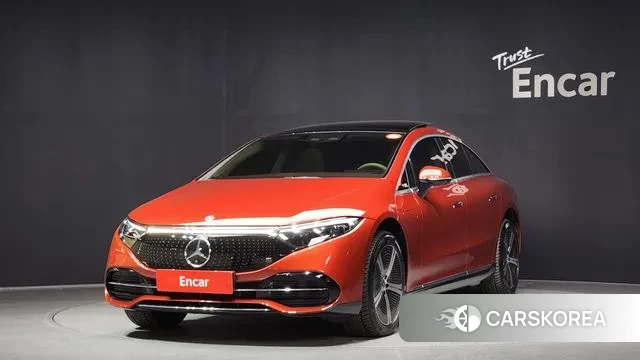 Mercedes-Benz EQS V297 2022 Красный из Кореи