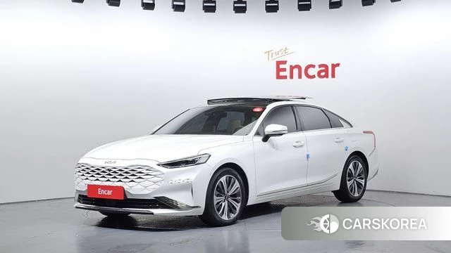 Kia K8 Hybrid 2022 Белый из Кореи