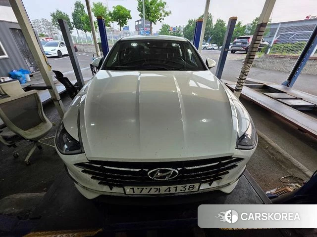 Hyundai Sonata (DN8) 2019 Белый из Кореи