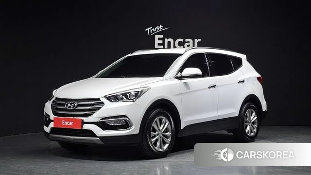 Hyundai Santa Fe The Prime 2018 Белый из Кореи