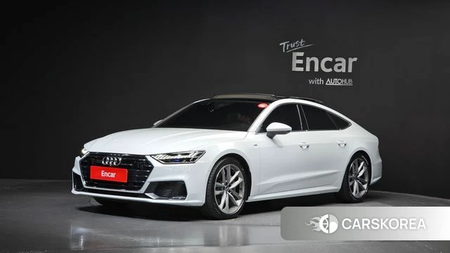 Audi A7 (4K) 2021 Белый из Кореи