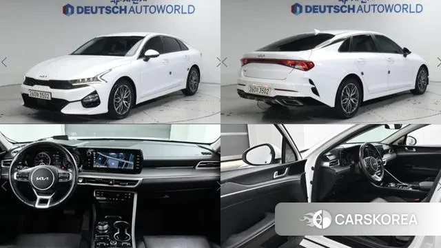 Kia K5 3rd generation 2022 Белый из Кореи