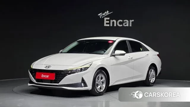 Hyundai Avante (CN7) 2021 Белый из Кореи