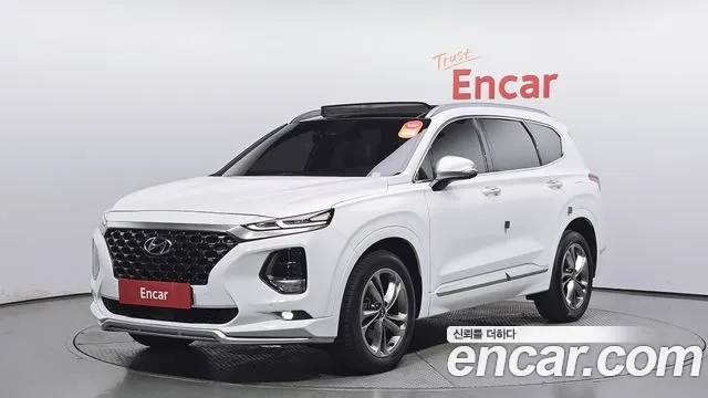 Hyundai Santa Fe TM 2019 Белый из Кореи