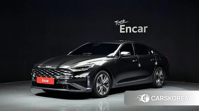 Kia K8 Hybrid 2022 Серый из Кореи