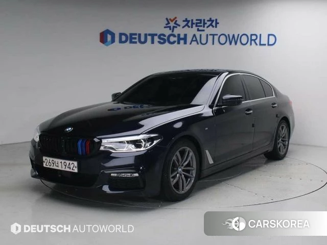 BMW 5 Series (G30) 2018 Черный из Кореи