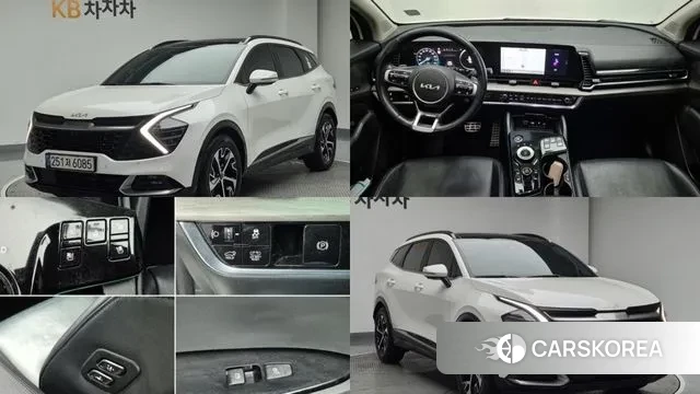 Kia Sportage 5th Generation Hybrid 2022 Белый из Кореи