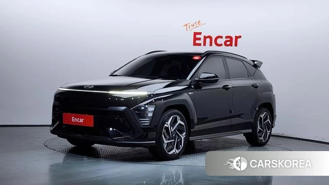 Hyundai Kona (SX2) 2023 Черный из Кореи
