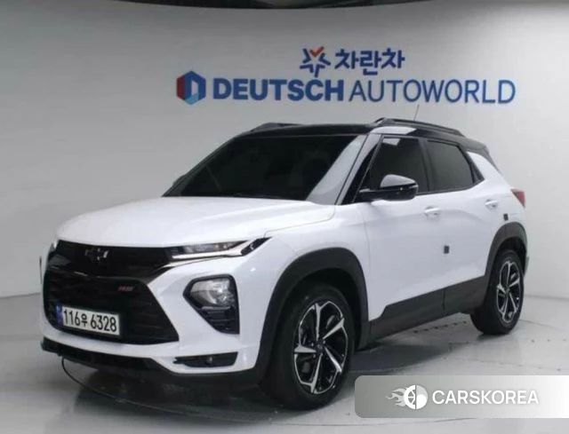 Chevrolet (GM Daewoo) Trailblazer 2021 Белый из Кореи