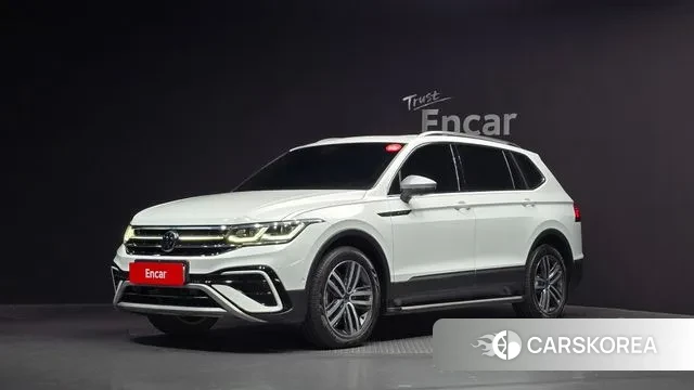 Volkswagen Tiguan Allspace 2023 Белый из Кореи