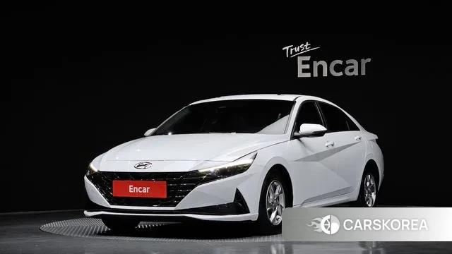 Hyundai Avante (CN7) 2021 Белый из Кореи