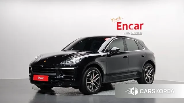 Porsche Macan 2022 Черный из Кореи