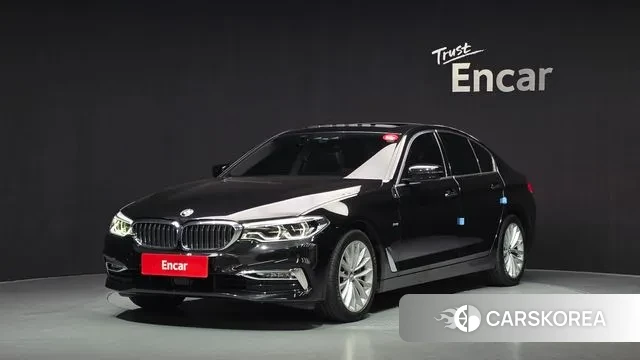 BMW 5 Series (G30) 2018 Черный из Кореи