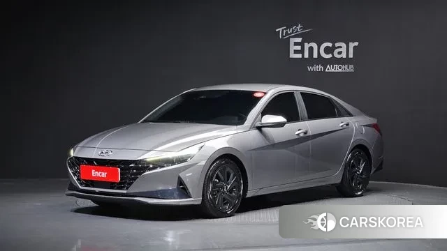 Hyundai Avante Hybrid (CN7) 2022 Серебристо-серый из Кореи