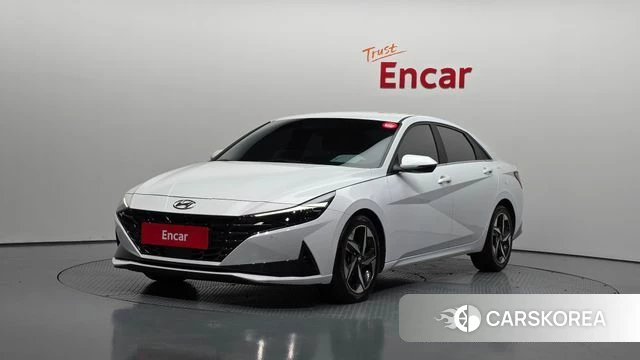 Hyundai Avante (CN7) 2020 Белый из Кореи