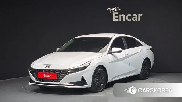 Hyundai Avante (CN7) 2022 Белый из Кореи