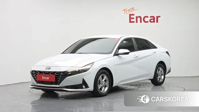 Hyundai Avante (CN7) 2021 Белый из Кореи