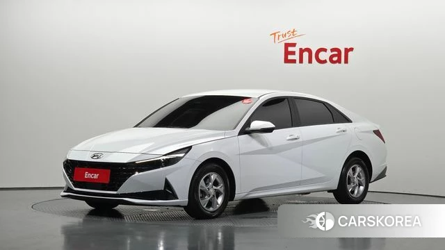 Hyundai Avante (CN7) 2020 Белый из Кореи