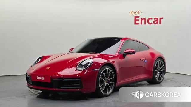 Porsche 911(992) 2021 Красный из Кореи