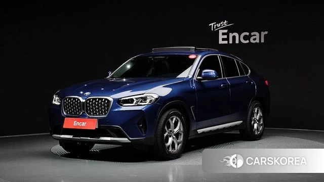 BMW X4 (G02) 2022 Синий из Кореи