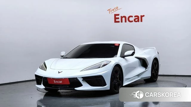 Chevrolet Corvette 2020 Белый из Кореи