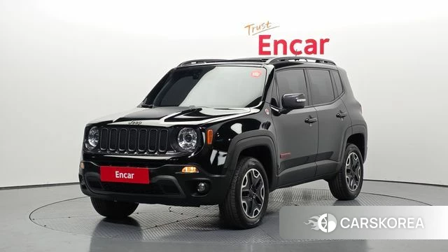 Jeep Renegade 2018 Черный из Кореи