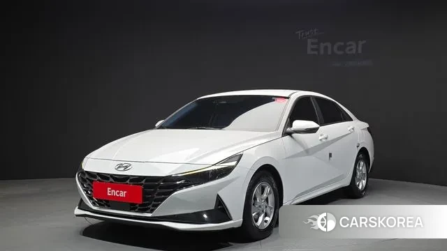 Hyundai Avante (CN7) 2020 Белый из Кореи