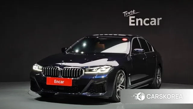 BMW 5 Series (G30) 2022 Синий из Кореи