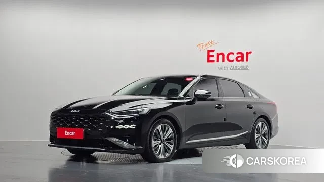 Kia K8 Hybrid 2022 Черный из Кореи