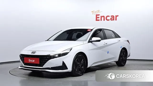 Hyundai Avante (CN7) 2022 Белый из Кореи