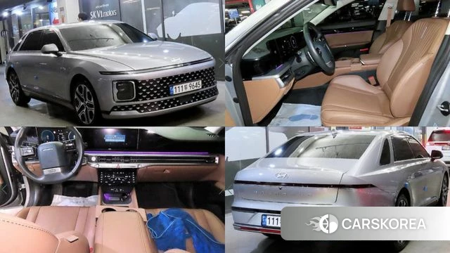 Hyundai Grandeur (GN7) 2023 Серебристо-серый из Кореи