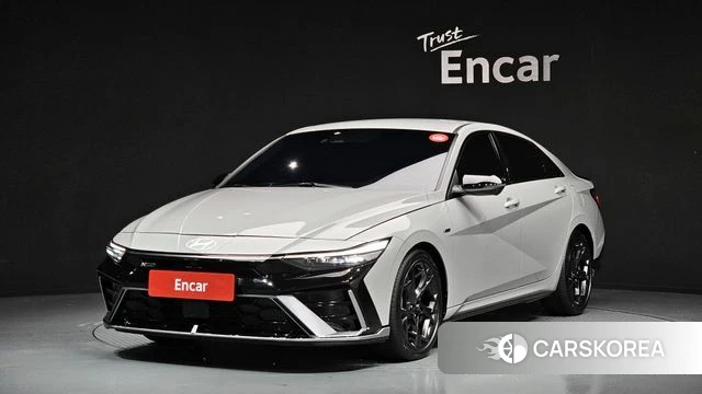 Hyundai The New Avante (CN7) 2023 Серебристо-серый из Кореи