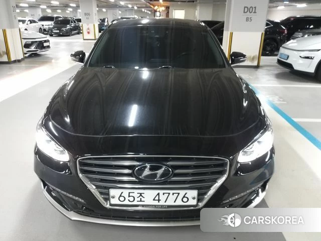 Hyundai Grandeur IG Hybrid 2018 Черный из Кореи