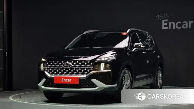 Hyundai The New Santa Fe 2021 Черный из Кореи